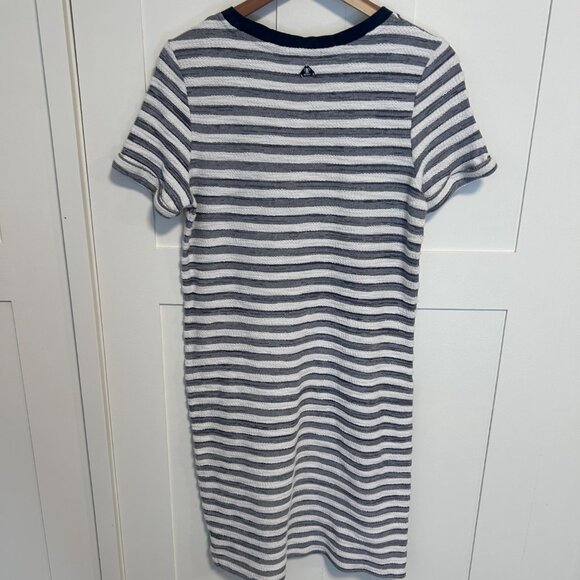 Barbour Women's Mini Dress Terry Nautical Stripe Medium - Picture 6 of 9